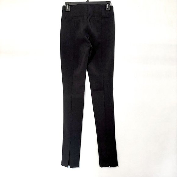 NWOT Zara Women's extra long high rise black slit flare leggings, Size S - Picture 8 of 12